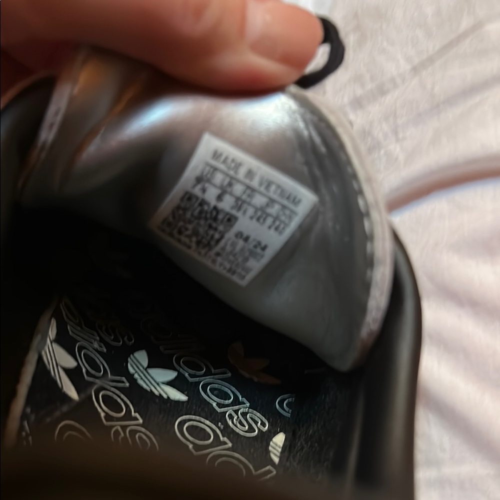 Adidas Women's Silver Sneakers - Picture 4 of 4